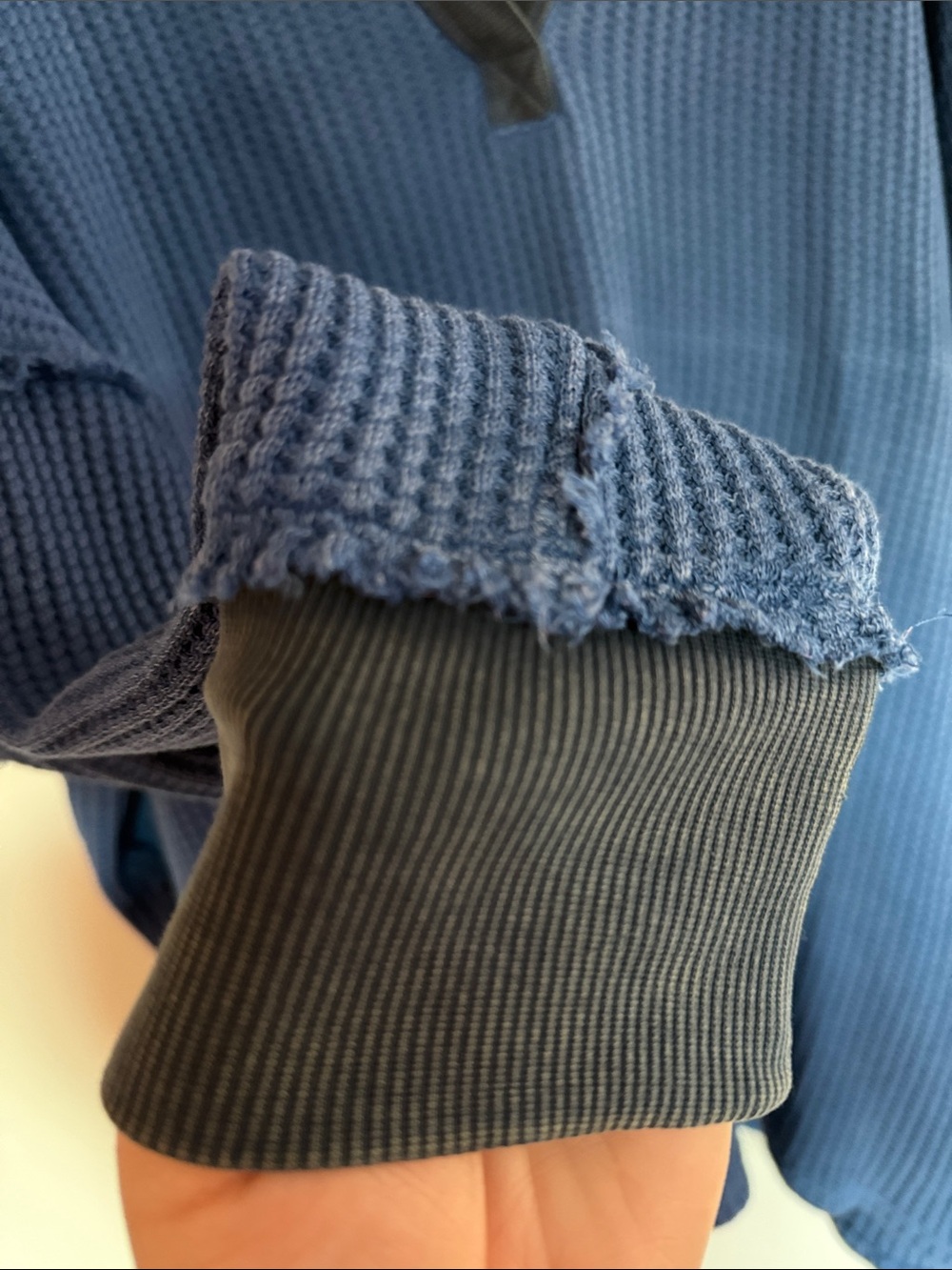 We The Free Travis Polo Top in Dutch Blue - Picture 5 of 6